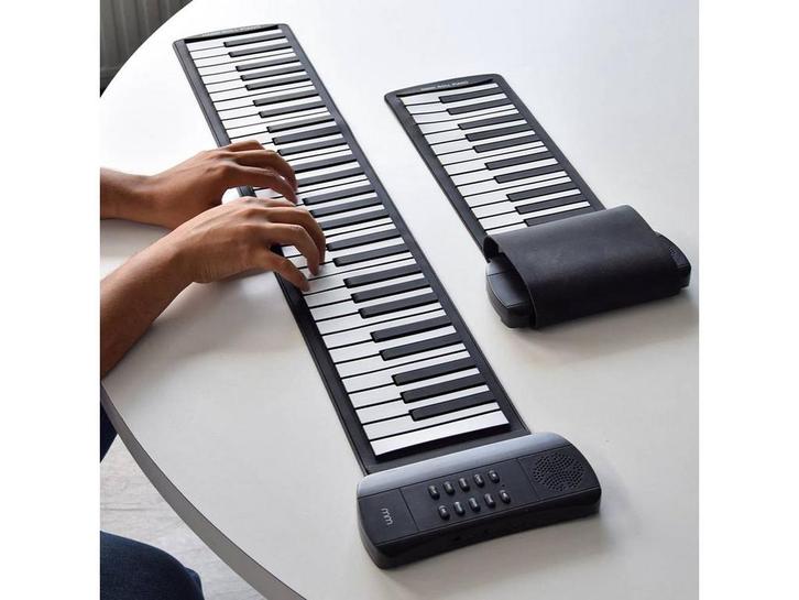 MikaMax Roll Up Keyboard - Digitale Piano - 61 Toetsen - 16, Huis en Inrichting, Woonaccessoires | Overige, Nieuw, Verzenden