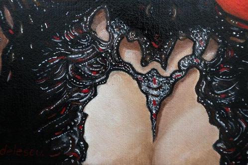 Mihai Pandelescu - Dark Halo, Antiek en Kunst, Kunst | Schilderijen | Modern