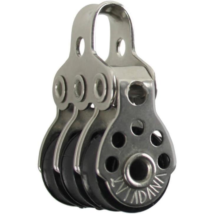 Viadana 17mm Drieschijfs Blok, Watersport en Boten, Accessoires en Onderhoud, Nieuw, Ophalen of Verzenden