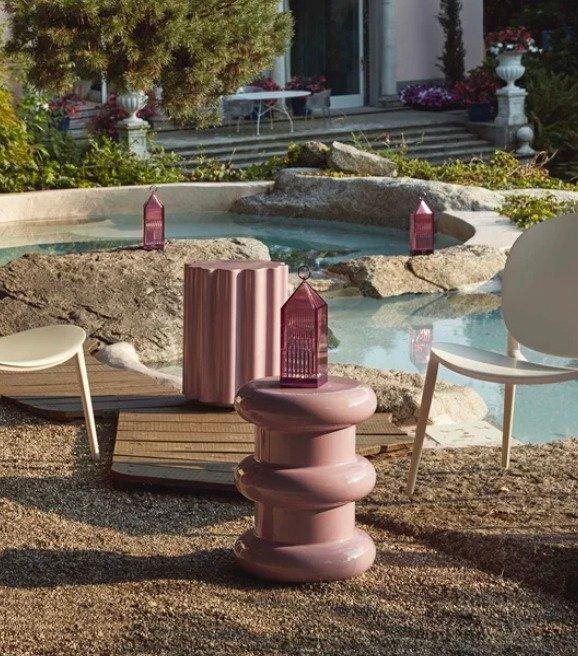 Kartell - Ettore Sottsass - Kruk - pilaar - Thermoplastisch, Antiek en Kunst, Antiek | Meubels | Stoelen en Sofa's
