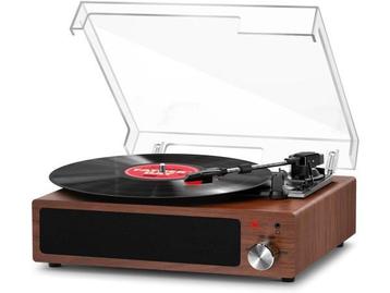 Veiling - FYDEE Vinyl Platenspeler Bluetooth Ingebouwde Luid