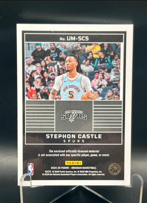 2024/25 Panini Obsidian Stephon Castle Rookie-kaart, Insert, Verzamelen, Stickers