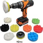 LB Tools Polijst set 10 delig 80mm polijstschijven velcro st, Ophalen of Verzenden