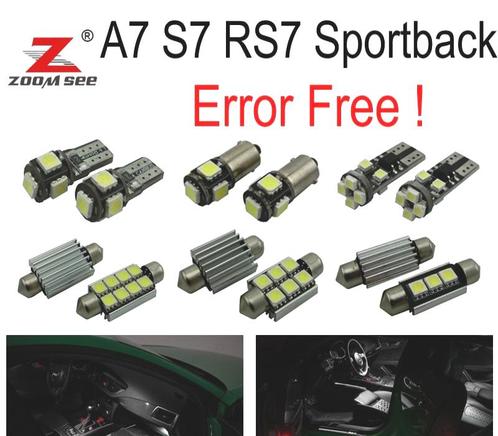 Kit 18 Ampoules Led Intérieur Pour Audi A7 S7 Rs7 Sportback, Auto-onderdelen, Verlichting, Verzenden
