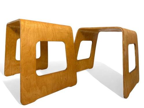 IKEA - Lisa Norinder - Kruk (2) - Benjamin - Hout, Antiek en Kunst, Antiek | Meubels | Stoelen en Sofa's