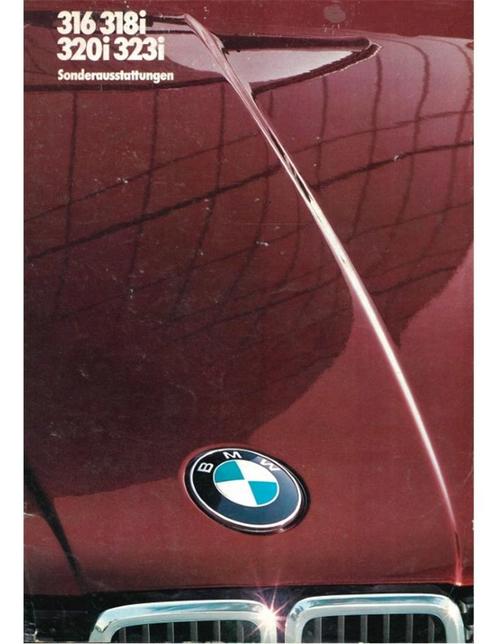 1982 BMW 3 SERIE BROCHURE DUITS, Boeken, Auto's | Folders en Tijdschriften, Ophalen of Verzenden