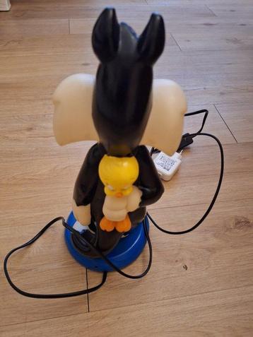 . Vintage Sylvester en Tweety lamp - . - 2000 beschikbaar voor biedingen