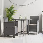 vidaXL Ligbedden met Kussens 2 Stuks Lichtgrijs Poly Rattan, Tuin en Terras, Tuinstoelen, Verzenden, Nieuw