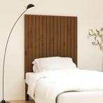 vidaXL TÃªte de lit murale Marron miel 95,5x3x110 cm, Verzenden