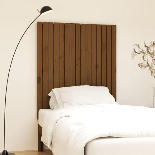 vidaXL TÃªte de lit murale Marron miel 95,5x3x110 cm, Maison & Meubles, Chambre à coucher | Lits, Neuf, Envoi