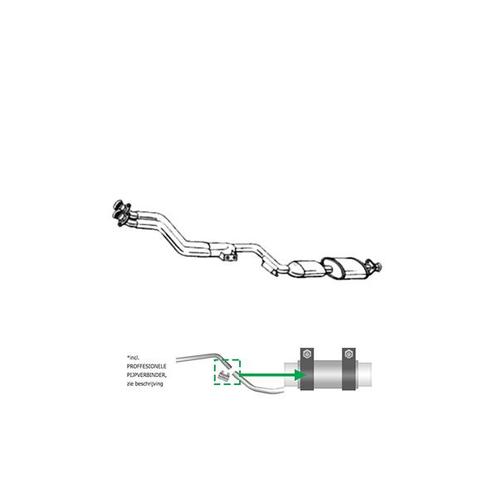 Katalysator voor Mercedes C180 / W202 / C180 / T202 / C200 /, Autos : Pièces & Accessoires, Systèmes d'échappement, Envoi