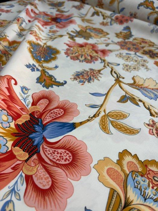 Bekledingstof en gordijnstof katoen satijn luxe ontwerp, Antiek en Kunst, Antiek | Tapijten, Tafelkleden en Textiel