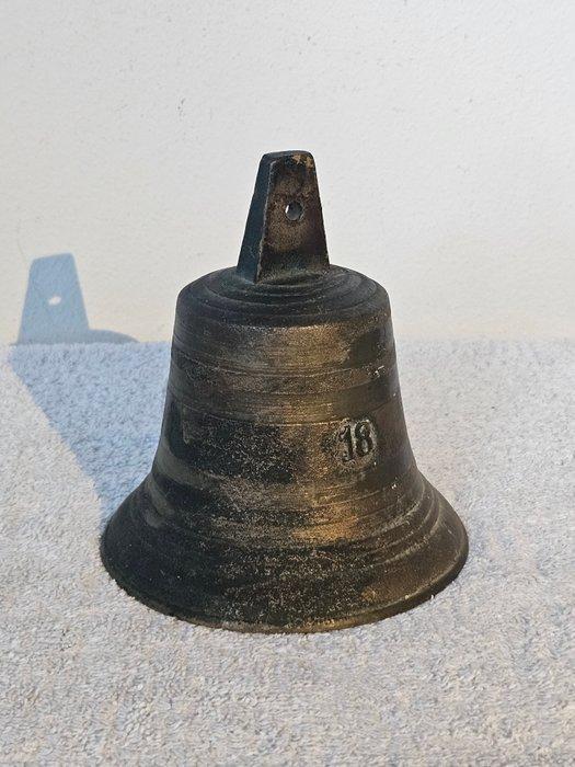 Scheepsbel (3) - Brons, Koper - Drie scheepsbellen, Antiek en Kunst, Curiosa en Brocante