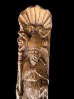 Reliëf, Heilige bisschop met staf - 55 cm - Composiet