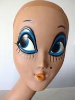 Mannequin - Tête à chapeau - Twiggy - Plastic, Antiquités & Art