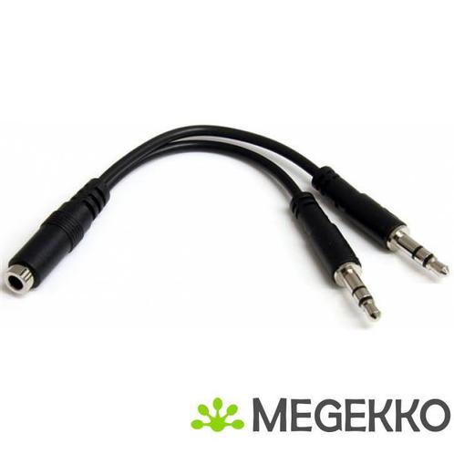 StarTech.com 3.5mm 3 Pin Headset Splitter, Computers en Software, Overige Computers en Software, Nieuw, Verzenden