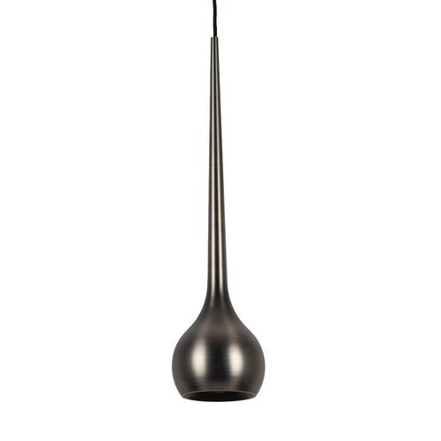 hanglampen Lynea Hanglamp Gun Metal Ø7.5cm, Huis en Inrichting, Lampen | Hanglampen, Verzenden