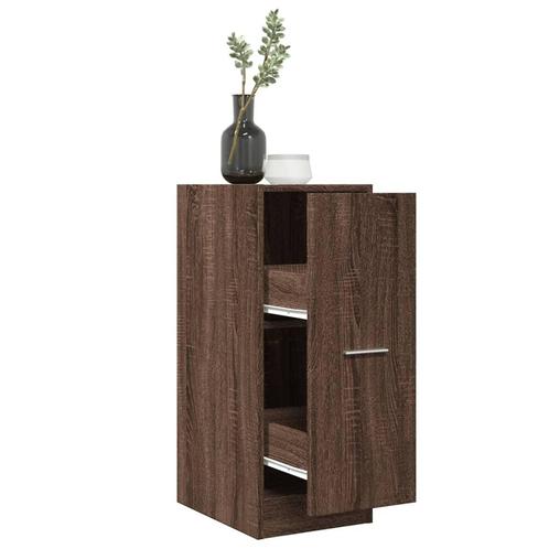 vidaXL Apothekerskast 30x41x77,5 cm bewerkt hout bruin, Huis en Inrichting, Kasten | Overige, Nieuw, Verzenden