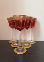 Saint Louis - Champagne fluitje (6) - Distel - Kristal, Antiek en Kunst