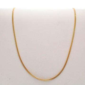 18 Krt. Gouden gourmetschakel ketting | 64 cm