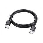 USB 2.0 A Male to A Male Cable Zwart 1.5 Meter, Informatique & Logiciels, Accumulateurs & Batteries, Verzenden