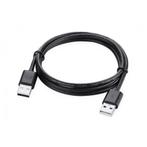 USB 2.0 A Male to A Male Cable Zwart 1.5 Meter, Computers en Software, Nieuw, Verzenden