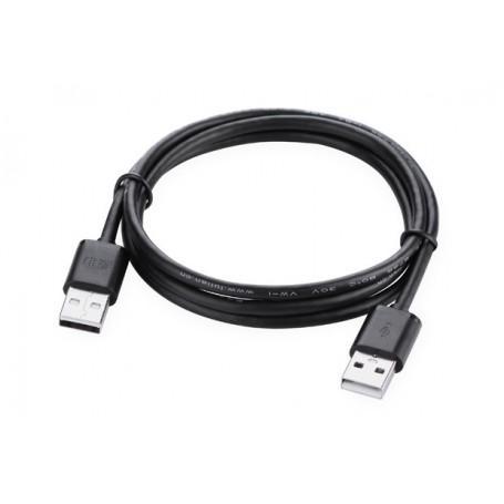USB 2.0 A Male to A Male Cable Zwart 1.5 Meter, Informatique & Logiciels, Accumulateurs & Batteries, Envoi