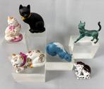 Franklin Mint - Beeldje, Curio Cabinet of Cats - 7 cm -