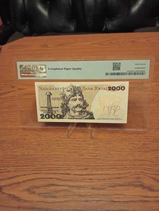 Polen. - 2000 zotych 1982 - Pick 147c (Zonder Minimumprijs), Postzegels en Munten, Bankbiljetten | Europa | Niet-Eurobiljetten