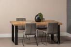 Mangohouten Eettafel Rechthoek Roy 220x100 cm (6cm), Huis en Inrichting, Tafels | Eettafels, Verzenden, Nieuw