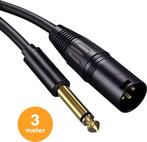 Tweedekans | Drivv. Premium XLR Kabel - XLR Male naar 6.35, Ophalen of Verzenden, Nieuw