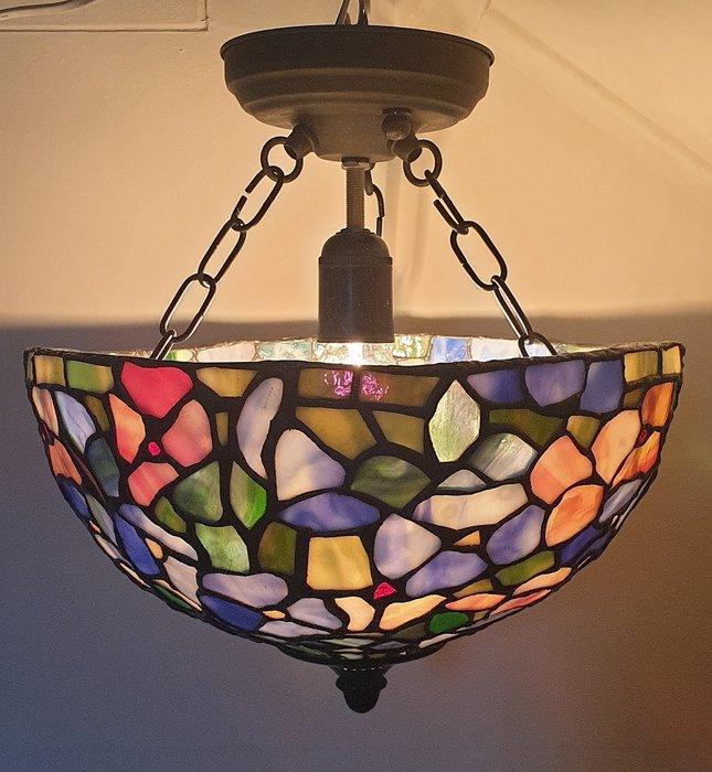 Plafondlamp - Glas-in-lood, Antiek en Kunst, Kunst | Designobjecten