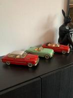 De luxe  - Blikken speelgoed 3x sedan - China, Antiek en Kunst, Antiek | Speelgoed