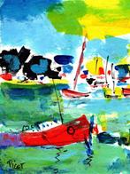 Jean-Claude Picot (1933-2020) - Les bateaux, Antiek en Kunst