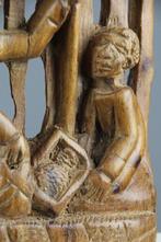 Sculpture, Afrikaanse Kerstgroep - 19 cm - Bois