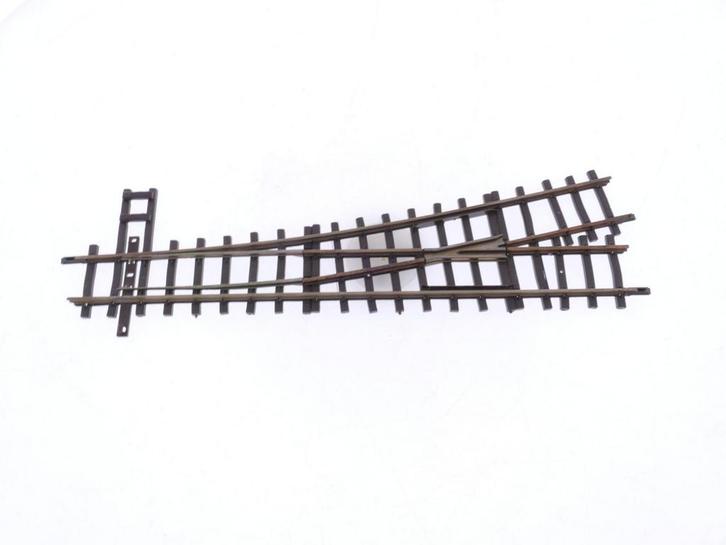 Schaal H0m Bemo 4211 wissel links 12° 162.3mm R = 515mm #.., Hobby en Vrije tijd, Modeltreinen | H0, Gelijkstroom, Rails, Gebruikt