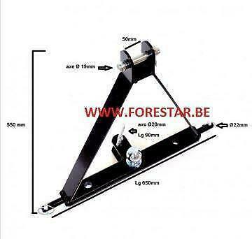 attache triangulaire pour micro tracteur, Articles professionnels, Agriculture | Tracteurs, Enlèvement ou Envoi