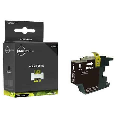 Brother LC-1280BK inktcartridge zwart (inktmedia huismerk), Informatique & Logiciels, Imprimantes, Envoi