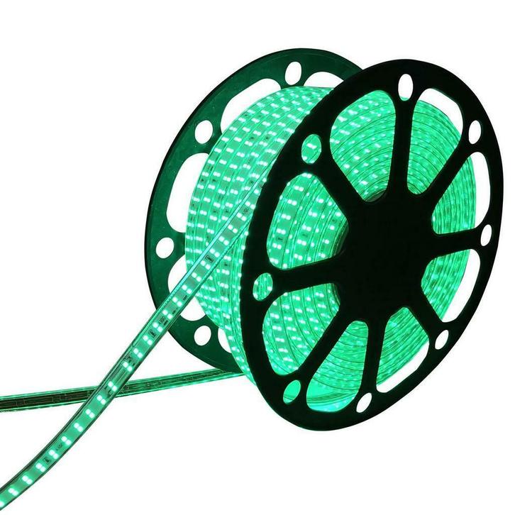 LED Strip Groen - 30 meter in een ROL - 220V - 2835SMD - 18, Huis en Inrichting, Lampen | Overige, Ophalen of Verzenden