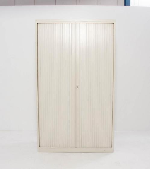 Drentea roldeurkast creme, 197 x 116 cm, incl. 4 legborde..., Huis en Inrichting, Kasten | Roldeurkasten en Archiefkasten, Gebruikt