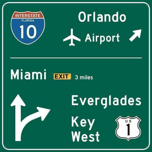 Amerikaanse verkeersborden - Route 66, Huis en Inrichting, Woonaccessoires | Wanddecoraties, Nieuw, Ophalen of Verzenden