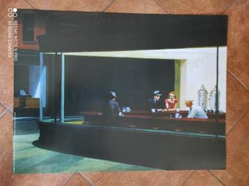 after Hopper - Edward Hopper - Falchi della notte- Impronti