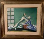Virgilio Guidi (1891-1984) - Incontro, Antiek en Kunst, Kunst | Schilderijen | Modern
