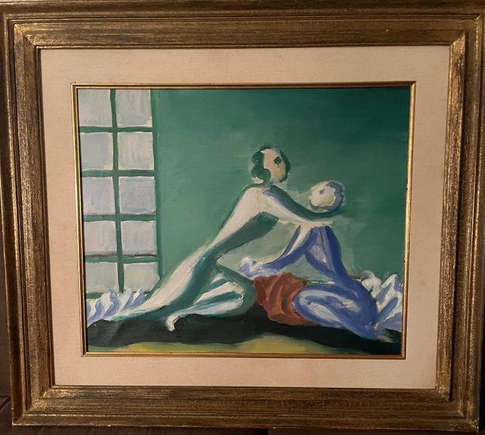 Virgilio Guidi (1891-1984) - Incontro, Antiek en Kunst, Kunst | Schilderijen | Modern