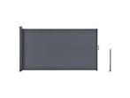 Veiling - Windscherm/ zijluifel Dubai 500x180 cm antraciet, Caravans en Kamperen, Windschermen, Gebruikt