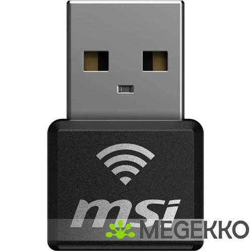 MSI AX1800 Nano WiFi USB Adapter interfacekaart/-adapter USB, Computers en Software, WiFi-versterkers, Nieuw, Verzenden