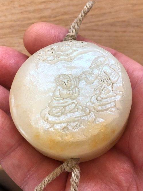 Pendentif - Jade - Chine - Grande taille!  (Sans Prix de, Antiek en Kunst, Antiek | Overige Antiek