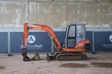Veiling: Rupsgraafmachine Hitachi EX30-2 Diesel 2001, Ophalen