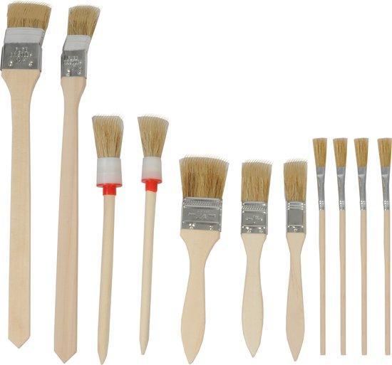 2dekans | Kinzo Schilderkwasten - 11 Stuks - 2x, Boeken, Hobby en Vrije tijd, Ophalen of Verzenden