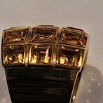 Fred - Ring - 18 karaat Geel goud Citrien - Design ring Fred